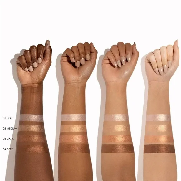 NATASHA DENONA I•IY•GEN SkinCare Infused Glow Beautifier Face Powder 02 Medium - Picture 6 of 6